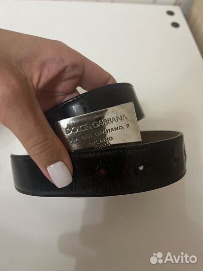 Dolce gabbana ремень ооигинал