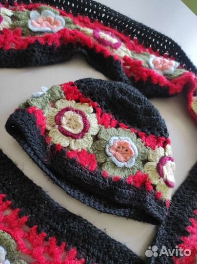 Комплект шапка и шарф