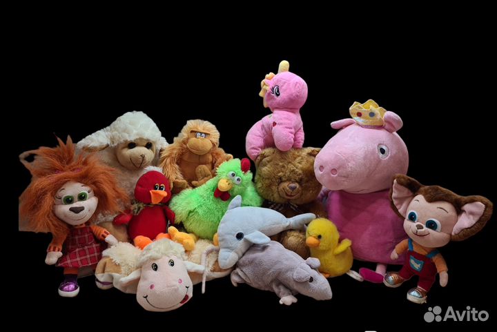 Мягкие игрушки разные