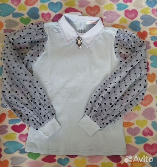 Блузка школьная colabear, р. 146