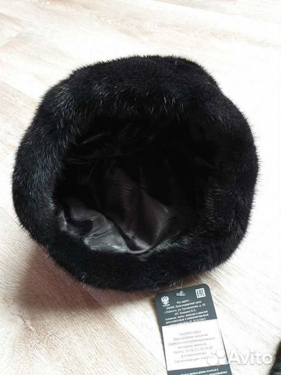 Шапка норковая новая