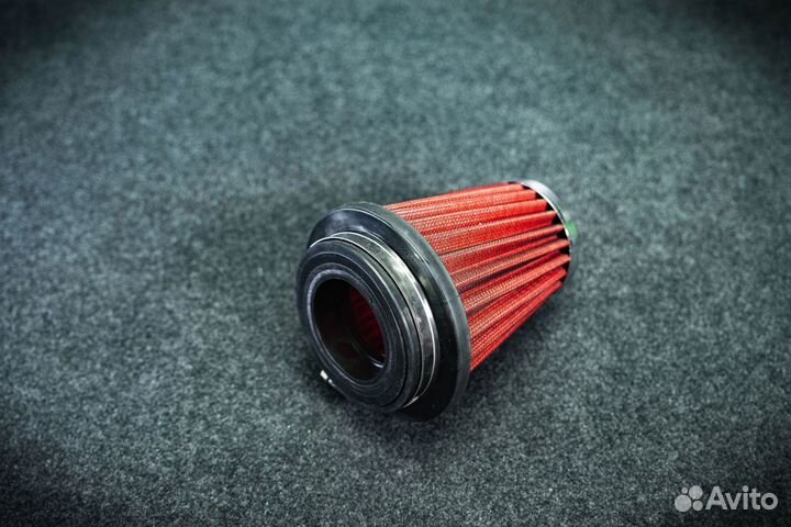 Воздушный фильтр нулевого сопротивления, D 63/70/76/89 мм, красный