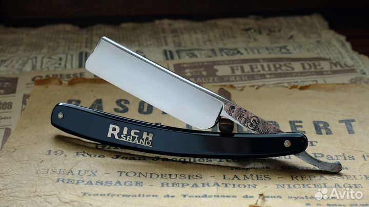 Японская опасная бритва Rich Brand 650. Shiozawa M