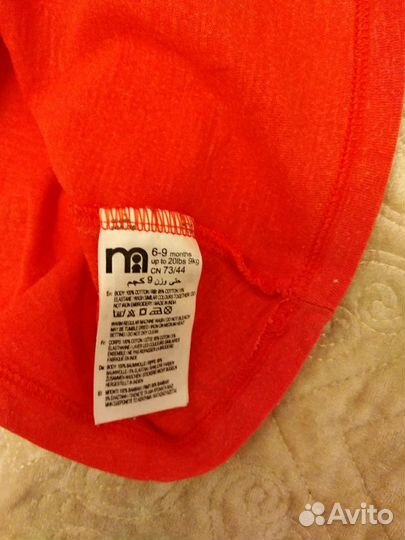 Комплект туника+штанишки,6-9мес,mothercare