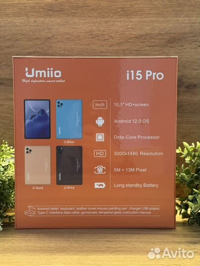 Планшет Umiio i15 pro с клавиатурой
