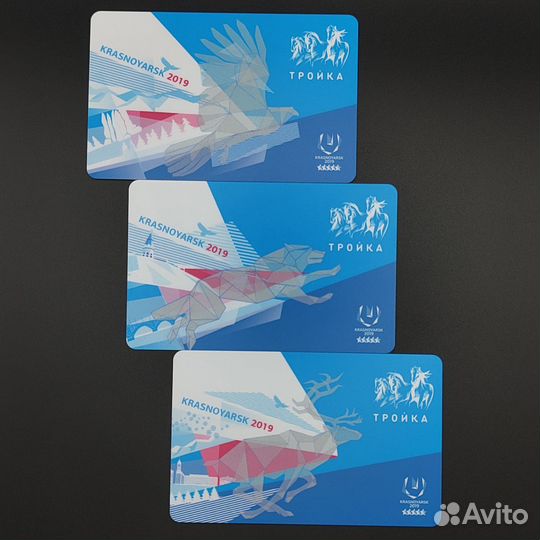 Комплект карт Тройка тотемные животные универсиады