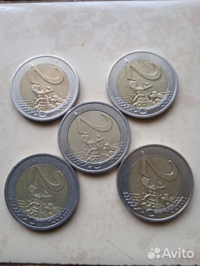 Монеты 2 евро юбилейные