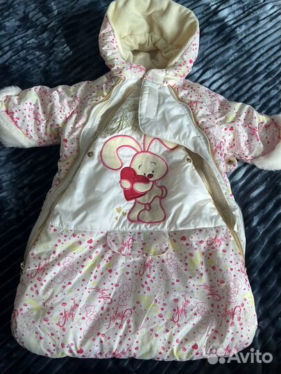 Конверт на выписку для девочки осень, зима