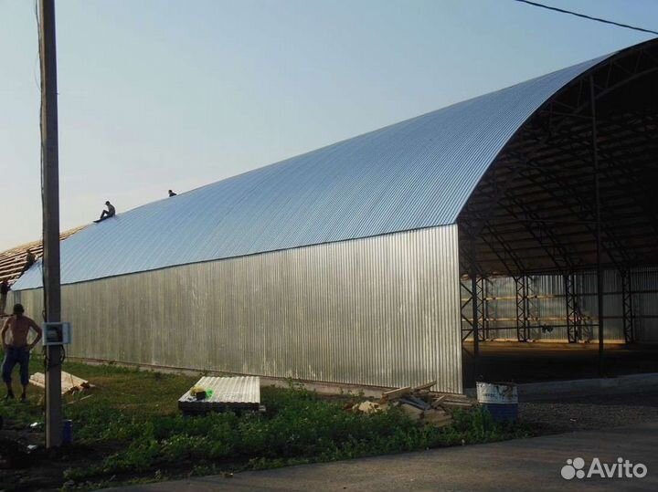Полный Каркас ангара 12х60м. Тип В