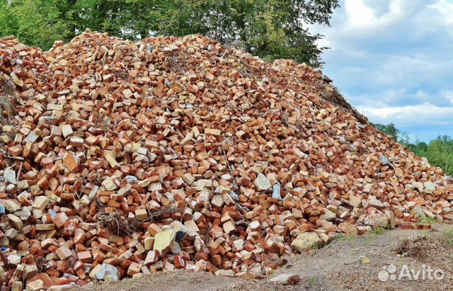 Бой кирпича, пеноблока, песок, перегной