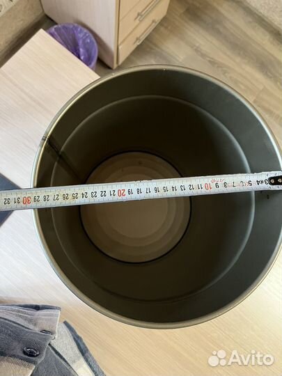 Ведро металлическое с крышкой