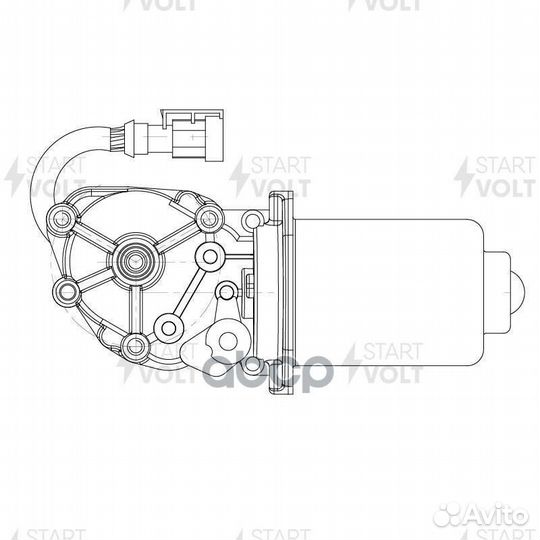 Моторедуктор стеклооч. для а/м iveco Daily (99