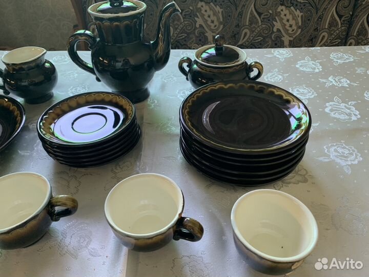 Керамический кофейный сервиз