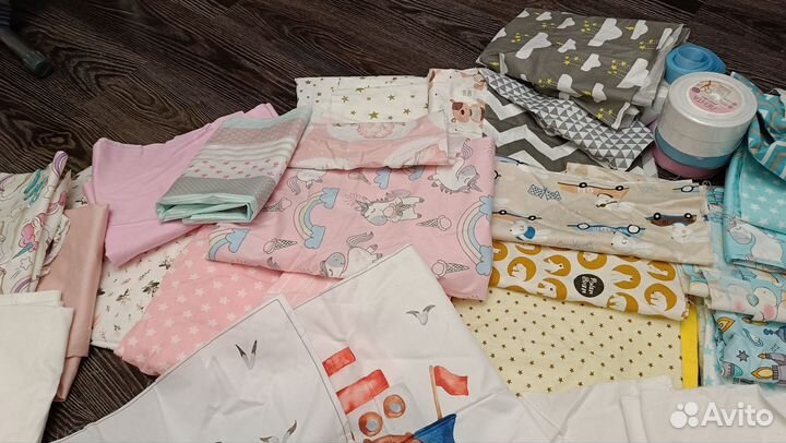 Сатин ранфорс отрезы набор пакет ткани хлопок