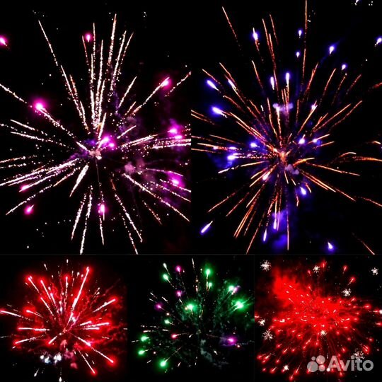Салют фейерверк 25 залпов 0.8 калибра