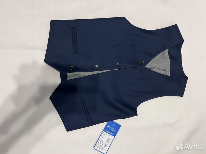 Жилет школьный для мальчика синий