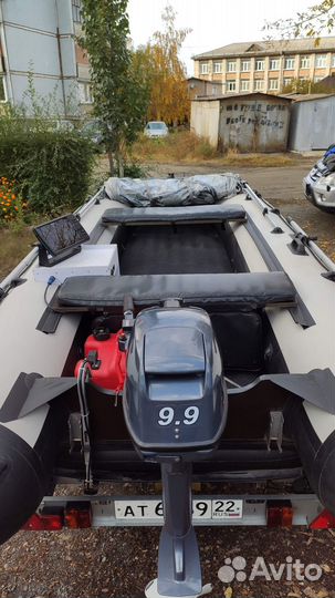 Лодка Hunter 385 + Tarpon 9.9 + Эхолот Garmin 9