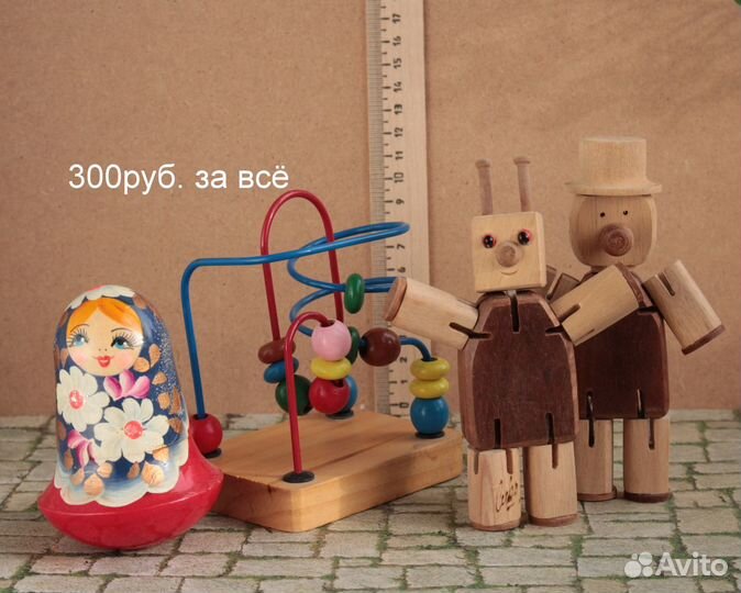 Развивающие игрушки из дерева