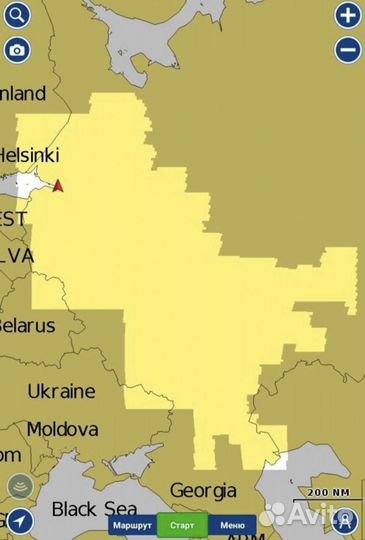 Карта глубин Navionics для смартфона и картплотера