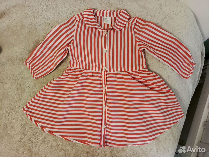 Платье рубашка HM для девочки
