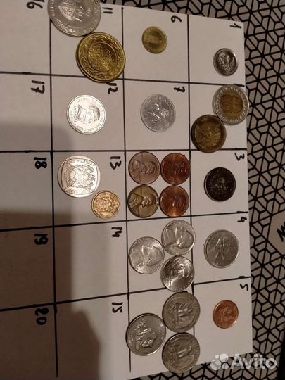 Монеты Африки, Америки, Океании