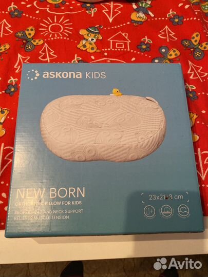 Детская ортопедическая подушка New Born