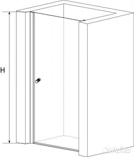 Душ. дверь RGW x195 54930306-101
