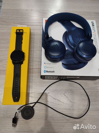 Jbl live 400bt и realme watch s
