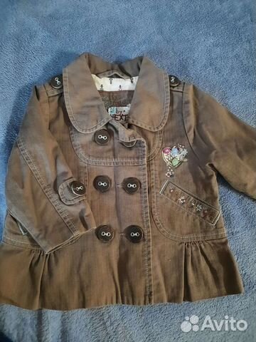 Пиджак для девочки 68-74