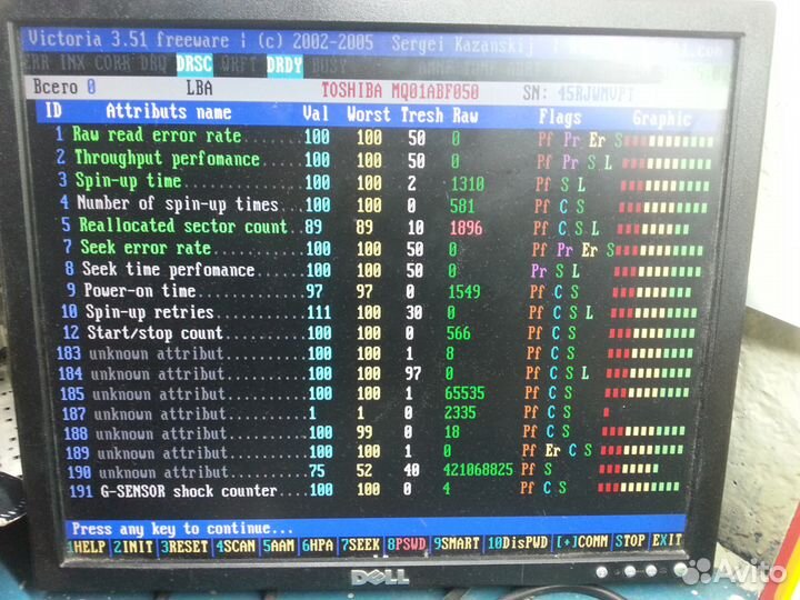 Нерабочие жесткие диски 2.5