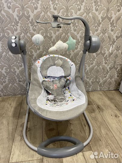 Детские электронные качели для новорожденных