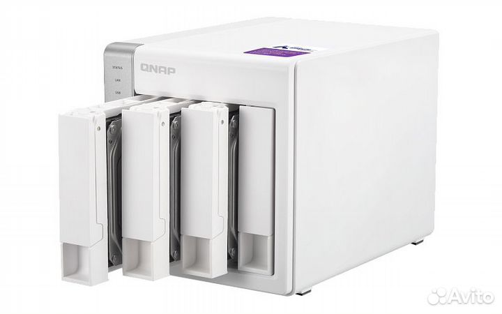 Продам Сетевой накопитель NAS Qnap D4 (rev. A)