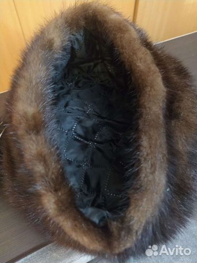 Шапка норковая женская