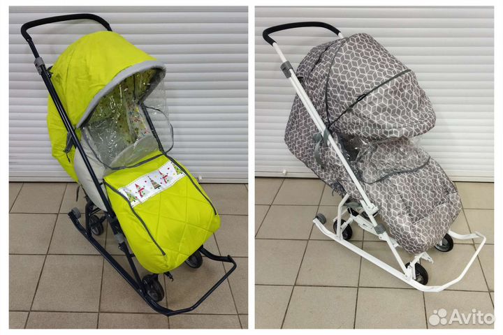 Новые санки-коляска Nika, Наши детки, Умка