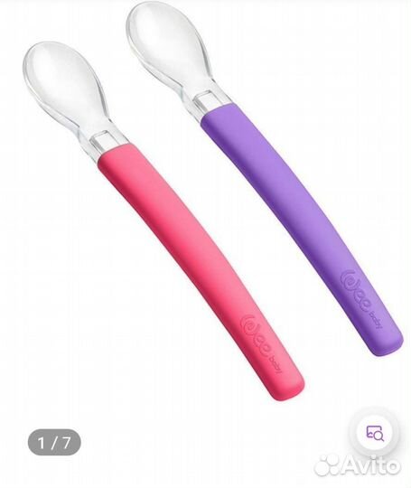 Ложки для прикорма детские силиконовые, новые