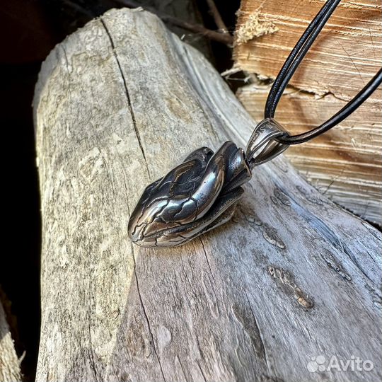Анатомическое сердце подвеска из стали
