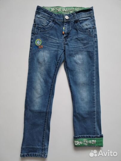 Джинсы на мальчика 128