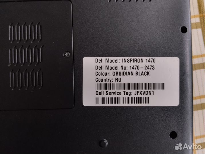 Ноутбук dell inspiron 1470