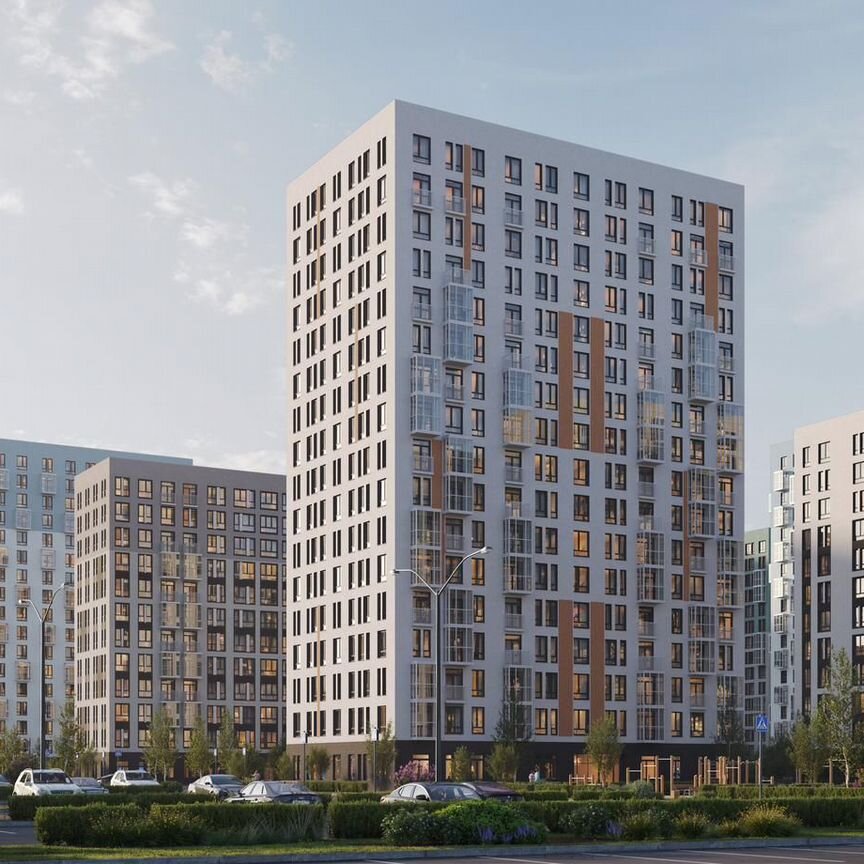 3-к. квартира, 72,5 м², 6/15 эт.