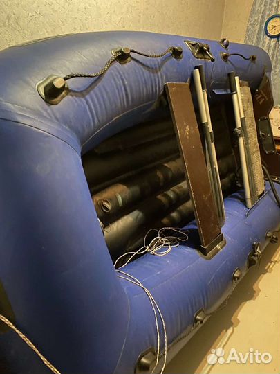 Надувная лодка пвх бу с мотором