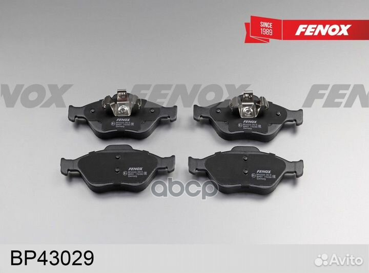 Колодки тормозные дисковые BP43029 fenox