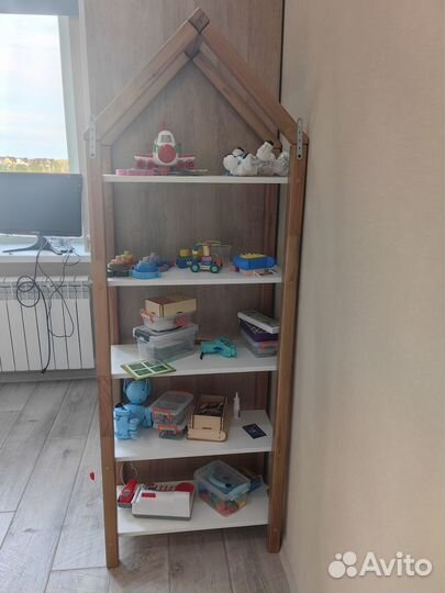 Стеллаж детский для игрушек