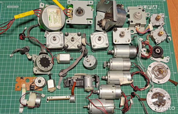 Электродвигатели (дпт) шаговые, коллекторные