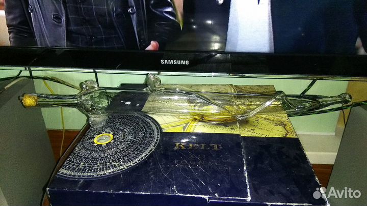 Бутылка стеклянная шпага