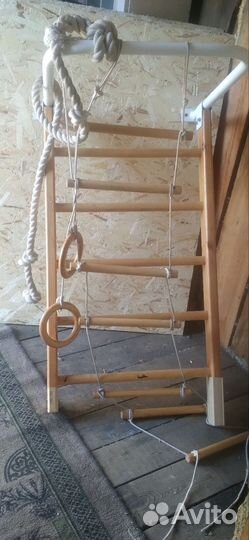 Шведская стенка деревянная бу