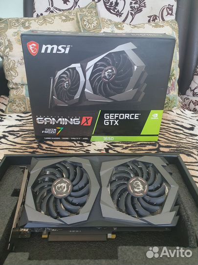 Видеокарта GTX 1650 D6 gaming X 4gb MSI