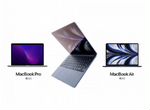 Apple MacBook Pro и Air (2022, M2) все цвета
