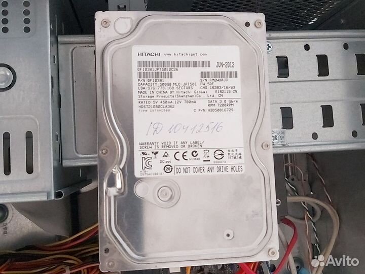 Жесткий диск hitachi 500GB
