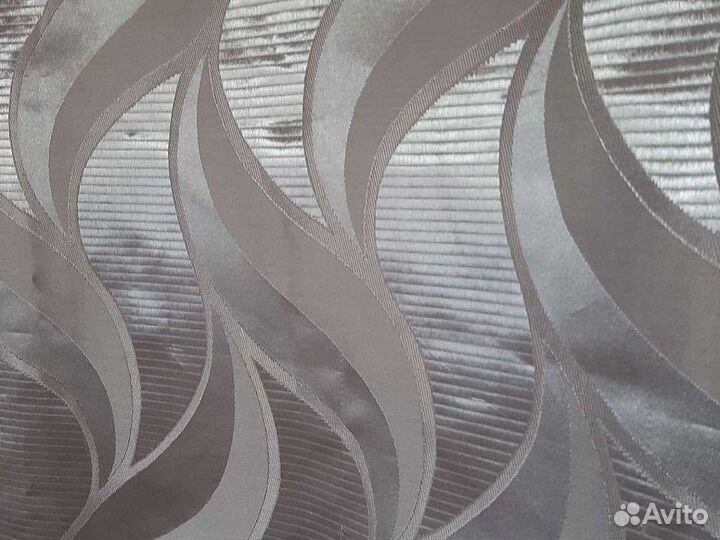 Шторы шелковые,серебристые,новые