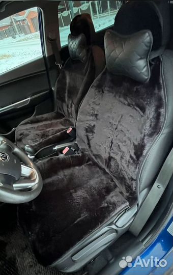 Накидки меховые на сиденья автомобиля